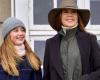 Queen Mary and her daughter Josephine inseparable at Hubertus Hunt after their holiday in Australia