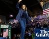 Harris vows at Michigan rally to ‘do everything in my power to end the war in Gaza’ | US elections 2024