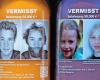 Photos of the missing people printed on juice bottles