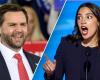 AOC chimes in after JD Vance refers to Kamala Harris as ‘trash’