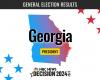 Georgia President Election 2024 Live Results