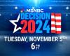 MSNBC – Decision 2024 Election Coverage