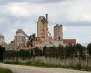 A fire in a 31 meter high silo containing coal on the Calcia site in Beaucaire