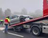 “I was afraid of another accident”: a wheelbarrow that fell from a truck causes a pileup