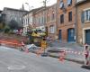 why traffic will be prohibited for several weeks in this street in the center of Nailloux