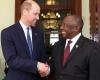 South Africa: Prince William meets President Ramaphosa