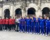 The French police team in Nîmes before the Euro in June