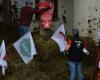 farmers demonstrate Thursday November 7