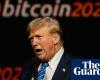 Bitcoin reaches record high of $75,000 as traders bet on Trump victory | Bitcoin