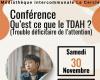 “What is ADHD? Attention deficit disorder”: Conference in Remiremont