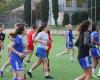 The players of the French police team prepare for their Euro at the Jean-Bouin stadium, in Nîmes