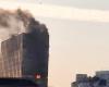 Casablanca: impressive fire in the Atlas Tower, on avenue des FAR