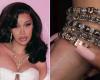 Cardi B Reveals Glimpse of Her Third Baby’s Name on Diamond Bracelet