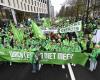 More than 10,000 people in the streets of Brussels to demand more resources in the non-profit sector (photos)