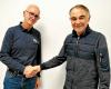 Christian Abiven takes over from Guy Le Gall as president of the Cyclotouristes Landnéens