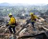 fire threatens thousands of people north of Los Angeles