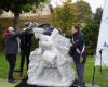 In Ouistreham, finally a statue for the legendary hero Michel Cabieu