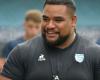 XV of France: the pillar of Bayonne Rowing Tevita Tatafu starts against Japan