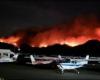 Major forest fires in Southern California (USA)