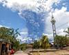 ash cloud of almost 8 kilometers in a new eruption of the Laki-Laki volcano