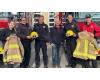 The Saint-Charles-Borromée Fire and Civil Safety Department helps firefighters from Honduras.