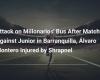 Attack on the Millonarios bus after the match against Junior in Barranquilla, Álvaro Montero injured by fragments