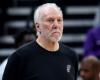 Gregg Popovich misses fourth straight game with undisclosed illness as San Antonio Spurs beat Portland Trail Blazers