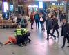 Mysterious “men in black” in Bern train station