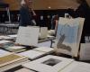 Rodez. Opening of the 4th Artist's Book Biennial at the village hall