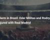 Alarm in Brazil: Eder Militao and Rodrygo Injured with Real Madrid