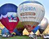 Hot air balloons took off over Haute-Loire