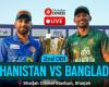 AFG vs BAN Match Live Scorecard Updates