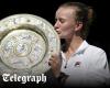 Wimbledon champion Barbora Krejcikova hits back after US journalist mocks her ‘forehead’