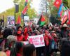 In Paris, thousands of people “wind up” against the high cost of living overseas