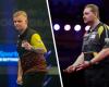 Mike De Decker and Dimitri Van den Bergh reverse roles on the second day of the Grand Slam of Darts: Belgians still in the race for the last 16