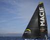 Cape Finisterre in sight for leader Charlie Dalin and the rest of the fleet