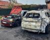 Two cars affected by a fire in the middle of the night in the Garros district of Auch