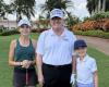 Meanwhile, Donald Trump plays golf with his granddaughter and Elon Musk