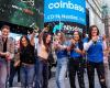 Coinbase rises by over a fifth this month