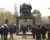 a ceremony for the centenary of the Monument to the Heroes of the Black Army