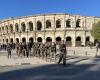 NÎMES The 6th light armored brigade is born in front of the arenas