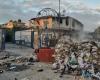 Haiti: the convent and hospital of the Sisters of Charity burned