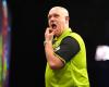 Michael van Gerwen out of Grand Slam as Luke Littler almost hits nine-darter