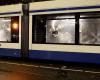 tram fire and anti-Semitic slogans during riots in Amsterdam, several arrests