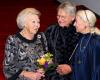 Princess Beatrix attends a ballet before leaving for the Caribbean