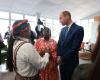 the prince poses with another woman thousands of kilometers from his wife