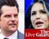 Trump announces Matt Gaetz as attorney general and Tulsi Gabbard for top intelligence post – US politics live | US elections 2024