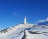 Return of snow on Mont Ventoux: the road on the north side is closed for the winter