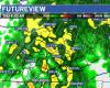 Evening showers continue into a rainy Thursday