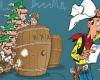 Lucky Luke in the mists of North America and beer